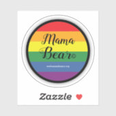 Ronde Pride Flag Vinyl Sticker (Vel)