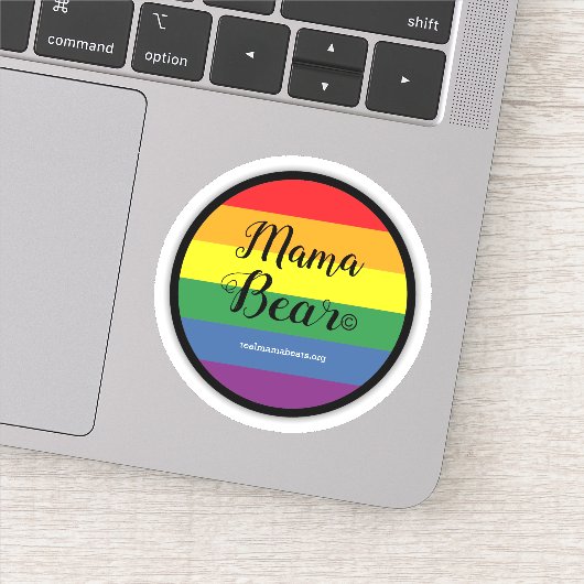 Ronde Pride Flag Vinyl Sticker (Detail)