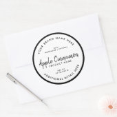 Ronde productlabel sticker (Envelop)