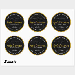 Ronde productlabel sticker