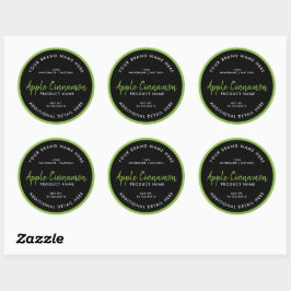 Ronde productlabel sticker