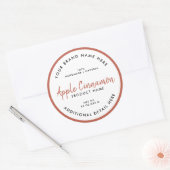 Ronde productlabel sticker (Envelop)