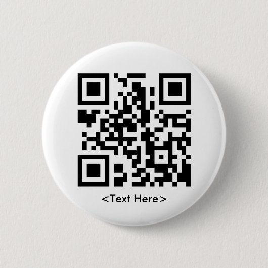 Ronde QR-Button Ronde Button 5,7 Cm (Voorkant)