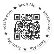 Ronde QR-codelabels, aangepaste QR-Sticker, smart