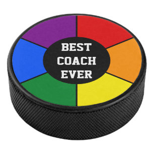 Ronde Rainbow 2 van Rays Lijst + uw ruggengraat. e Hockey Puck