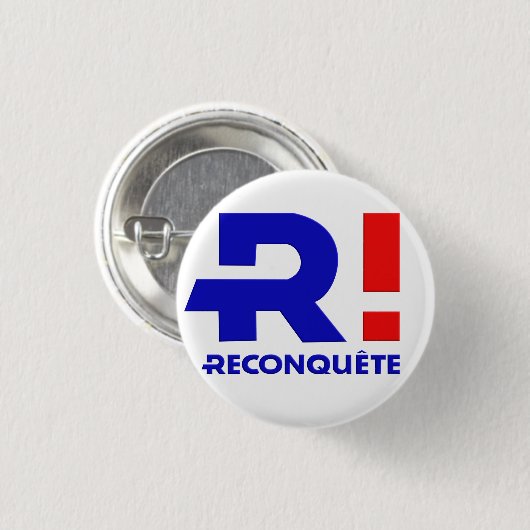 Ronde rand 32 mm, Zemmour President 2022 Button 3,2 Cm (Voorkant /achterkant)