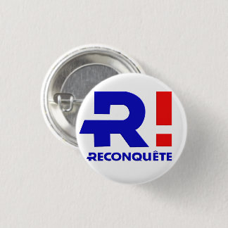 Ronde rand 32 mm, Zemmour President 2022 Button 3,2 Cm