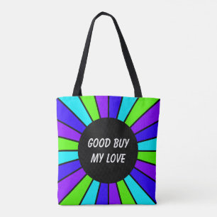 Ronde Rays Lijst 07 + uw backgr. en ideeën Tote Bag