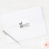 Ronde Recreatietherapie Sticker (Envelop)