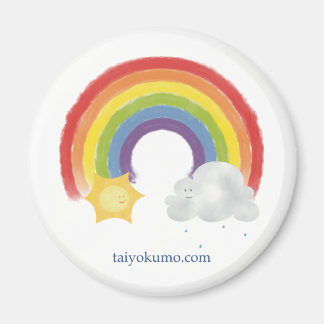 Ronde regenboogmagneet magneet