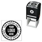 Ronde Retro Stempel Aangepast Zakelijk Logo (In situ)