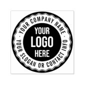 Ronde Retro Stempel Aangepast Zakelijk Logo (Design)