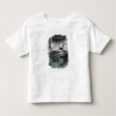 Ronde Rock Cliff door Verzasca River Kinder Shirts (Voorkant)