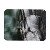 Ronde Rock Cliff door Verzasca River Magneet (Horizontaal)