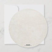 Ronde rode bessen + Eucalyptus Kerstkrans Feestdagenkaart (Achterkant)