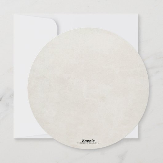 Ronde rode bessen + Eucalyptuskerstmis Feestdagenkaart (Achterkant)