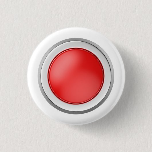 Ronde rode noodknop button 3,2 cm (Voorkant)