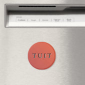 Ronde Rode Tuit Magneet (Insitu (Vaatwasser))