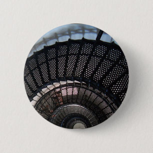 Ronde ronddraaiknop van werveltrap button 5,7 cm