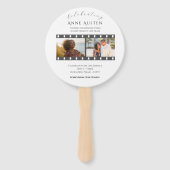 Ronde rouwkaart waaier Klassiek & Zacht (Achterkant)