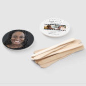 Ronde rouwkaart waaier Klassiek & Zacht (Niet-gemonteerd)