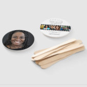 Ronde rouwmapwaaier Classic & Zacht Handwaaier (Niet-gemonteerd)