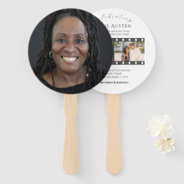 Ronde rouwmapwaaier Classic & Zacht Handwaaier