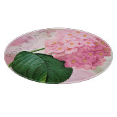 Ronde roze hydrangea snijplank (Hoek)