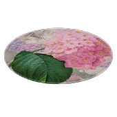 Ronde roze hydrangea snijplank (Hoek)