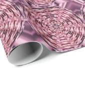 Ronde roze wijn cadeaupapier (Rol Hoek)