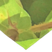 Ronde Roze Zinnia in de zomertuin Tafelkleed (Gekanteld)