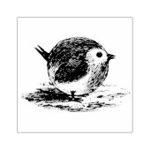 Ronde  rubberen kunststempel rubberstempel (Afrduk)