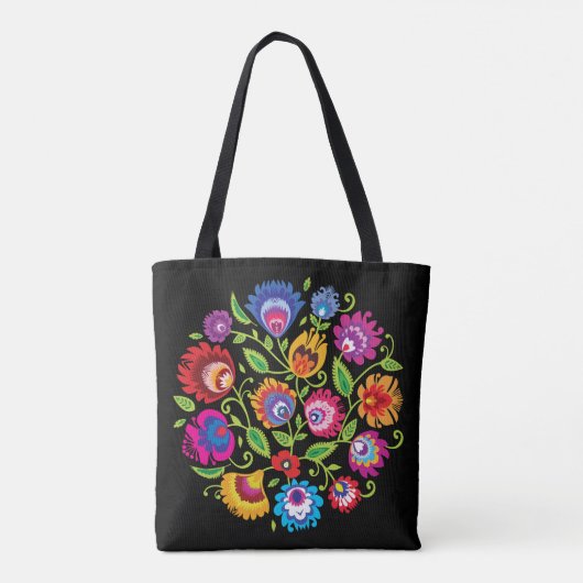 Ronde samenstelling Poolse folklore  Tote Bag (Achterkant)