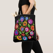 Ronde samenstelling Poolse folklore  Tote Bag (Dichtbij)