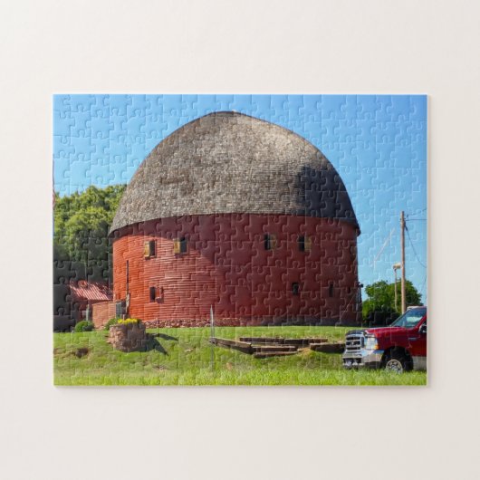 Ronde Schuur Oklahoma. Legpuzzel (Horizontaal)