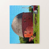 Ronde Schuur Oklahoma. Legpuzzel (Verticaal)