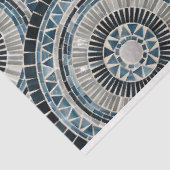 Ronde Seashell Mozaïek Achtergrond Patroon Decoupa Tissuepapier (Detail)