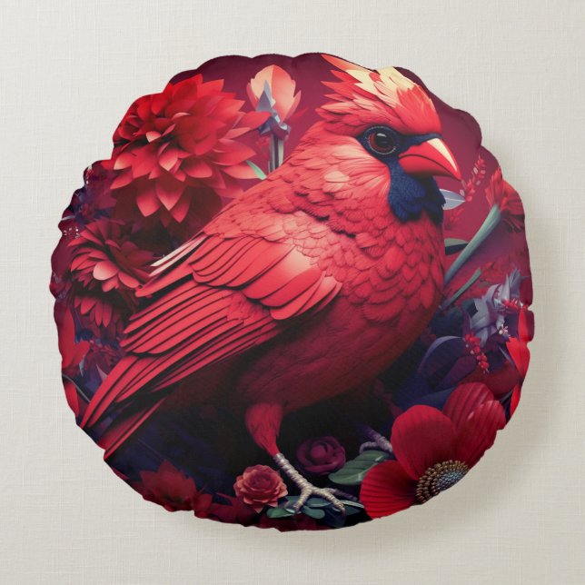 Ronde Sierkussen (16 inch) Rond Kussen (Voorkant)