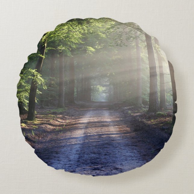 Ronde Sierkussen (16 inch) Rond Kussen (Voorkant)