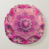 Ronde Sierkussen (16 inch) Rond Kussen (Voorkant)