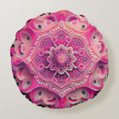 Ronde Sierkussen (16 inch) Rond Kussen (Achterkant)