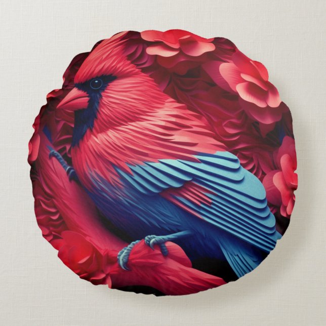 Ronde Sierkussen (16 inch) Rond Kussen (Voorkant)