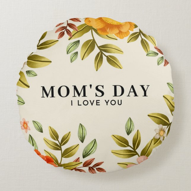 Ronde Sierkussen (16 inch) Rond Kussen (Voorkant)