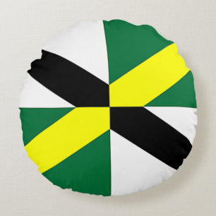 Ronde Sierkussen met vlag van Monterey, Verenigde  Rond Kussen