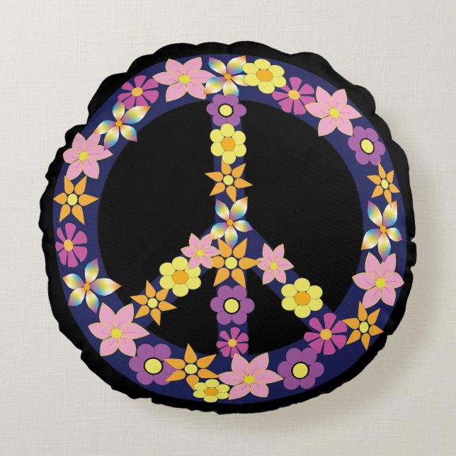 Ronde Sierkussen Rond Kussen (Voorkant)