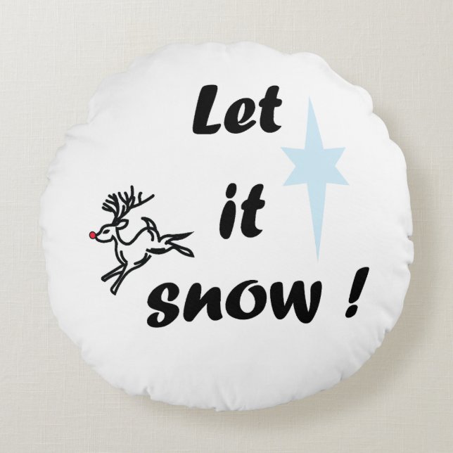 Ronde Sierkussen Rond Kussen (Voorkant)