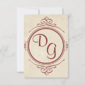 Ronde  Sla de datum op Kaart (Achterkant)