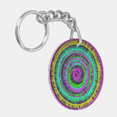 Ronde sleutelhanger (Voorkant Links)