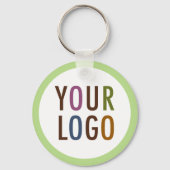 Ronde Sleutelhanger Company Logo No Minimum (Voorkant)