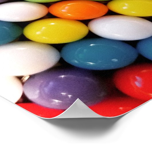 Ronde Snoepjes Poster (Hoek)